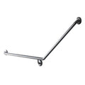 Grab Rail Specialised, Stainless Steel, Multi Hole, Concealed Fixing, 32 x 740 x 700mm, 150 deg. Bend, Left Hand