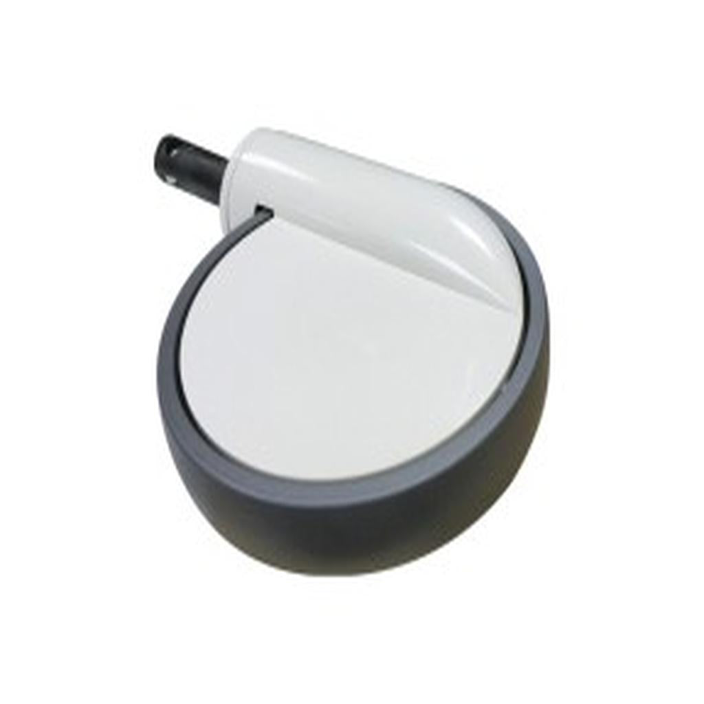 Castor, Braking / Tracking, 200mm (8in.), Polyurethane, with Pintle, Tente Integral, to suit Select Patient Trolley
