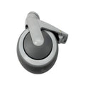 Castor, Braking, 125mm (5in.), Grey, Tente Levina, to suit Howard Wright Shower Trolley