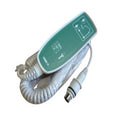 Handset, 2 Button, Grey [Green], 8 Pin DIN (Round) Plug, with Battery and Service Lights, Linak HB80