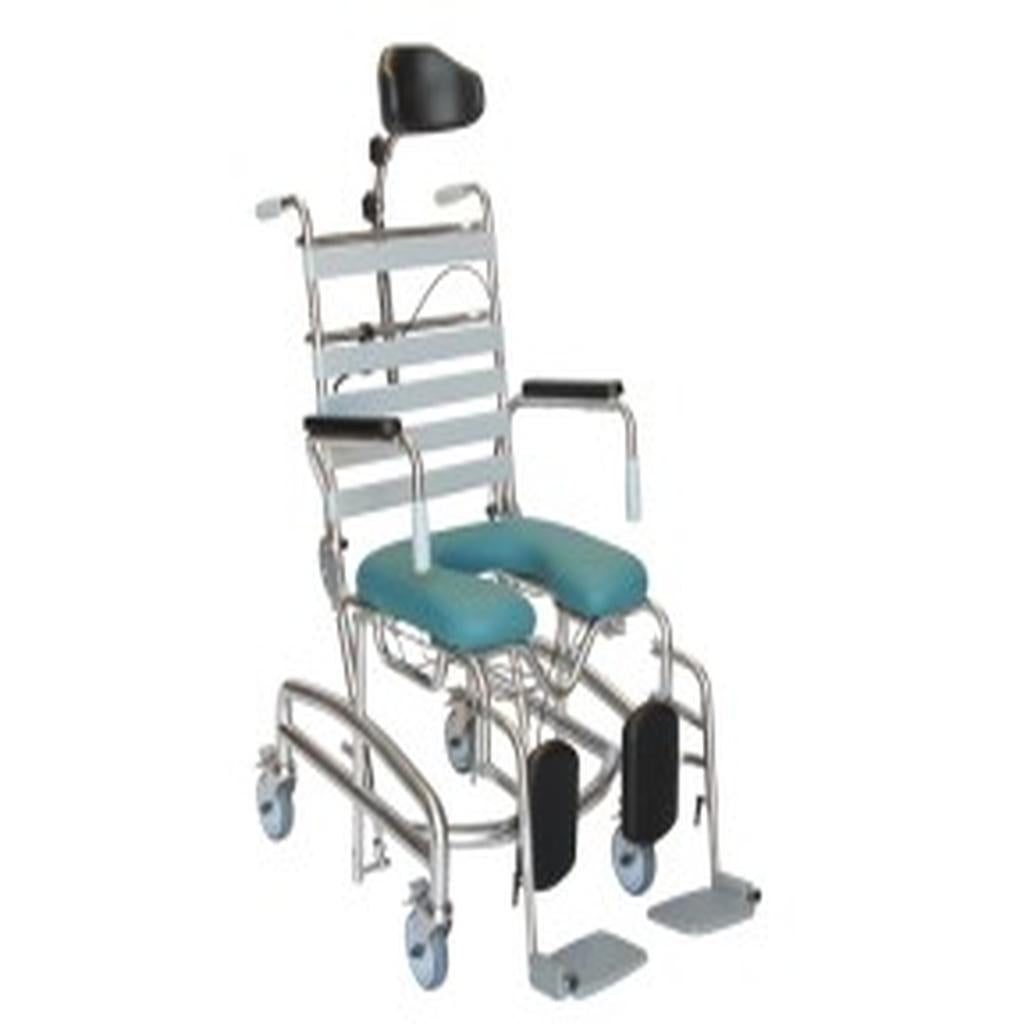Shower Commode, Tilt in Space, Swing Away Footplate, 510mm, Height Adjustable, Juvo, Xtra Care (SWL 300kg)