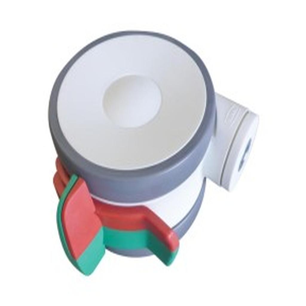 Castor, Braking / Tracking, 125mm (5in.), Grey, Tente Linea, to suit Select Shower Trolley