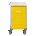 Isolation Cart, Standard, 4 Drawer (1x 75mm, 1x 150mm, 2x 235mm), Yellow, UniCart