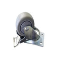 Castor, Braking, Single Wheel, 75mm (3in.), Rubber, Richmond