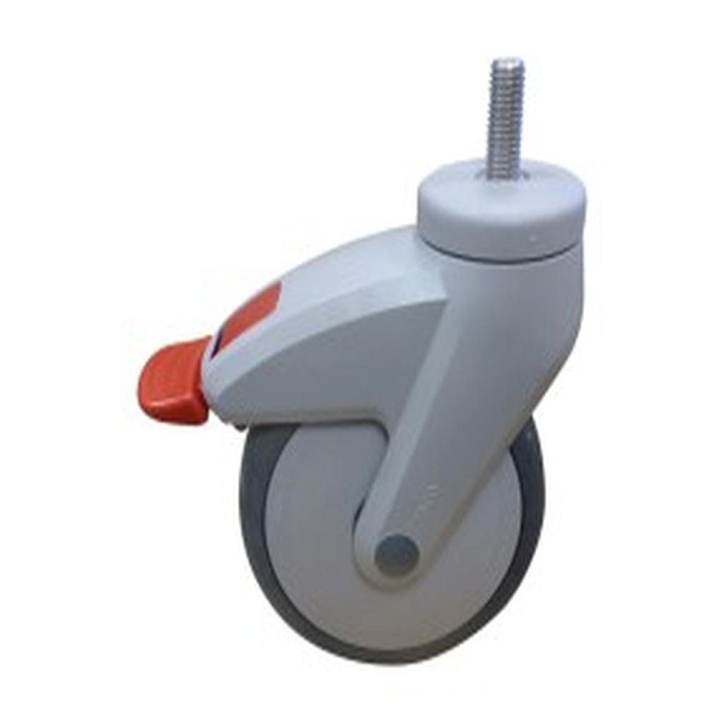 Castor, Braking, Plastic, Steinco, to suit Aquatec Ocean Commode