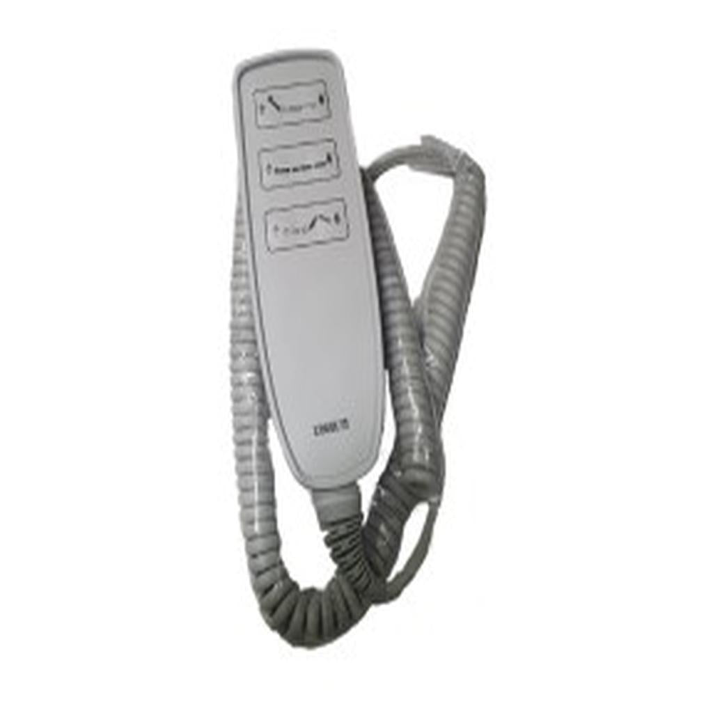 Handset, 6 Button, Grey, 8 Pin DIN (Round) Plug, Replaces HB63000-08101, Linak HB60