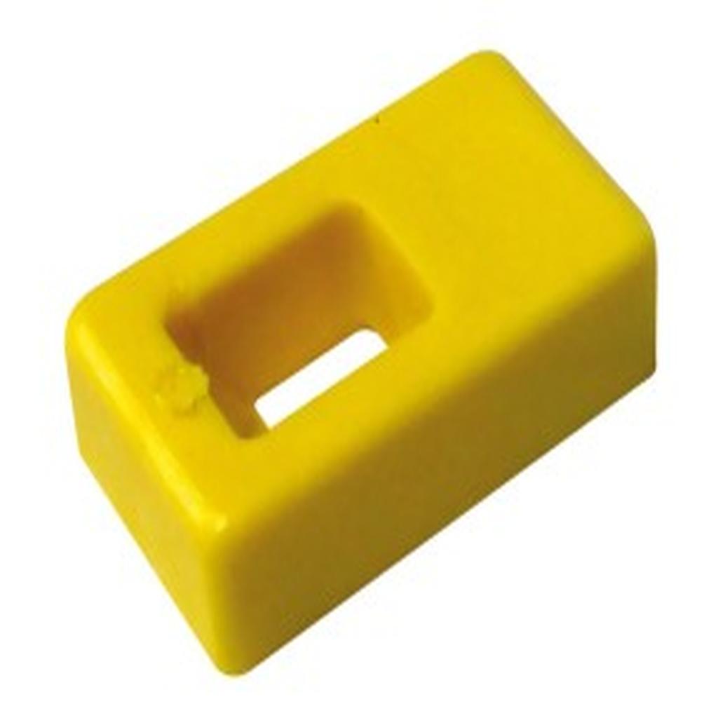 Side Rail Bolt, Locking, Plastic, Yellow, Wissner Bosserhoff, to suit 4 Part Sideguard