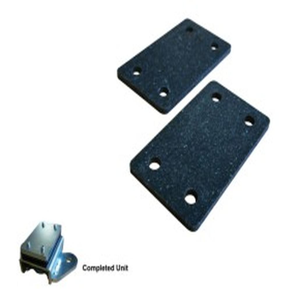 Electric Legspread Guide Plate, Allegro, Nylon, 3mm Thick, Black