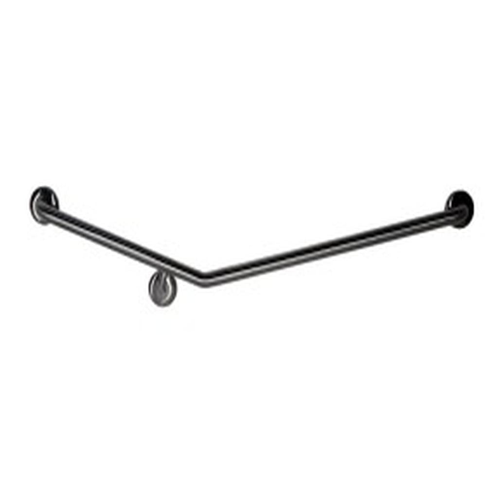 Grab Rail Specialised, Stainless Steel, Multi Hole, Concealed Fixing, 32 x 450 x 700mm, Custom Bend, Left Hand
