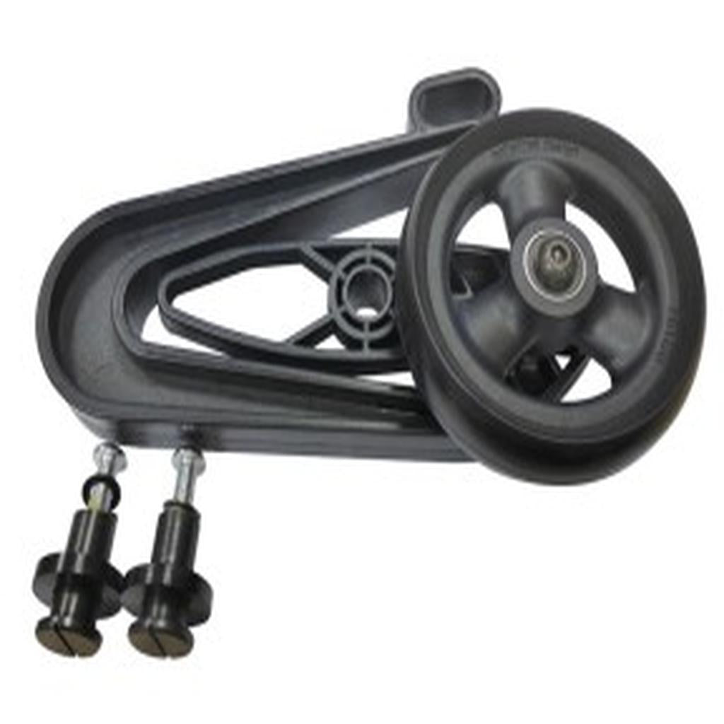 Anti Tip Bar, Left Hand, with Wheel and Mounting Bolts, Quickie, to suit Quickie P222 SE Power Chair