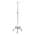 IV Pole, Mobile, with 2 Outside Hooks, Juvo