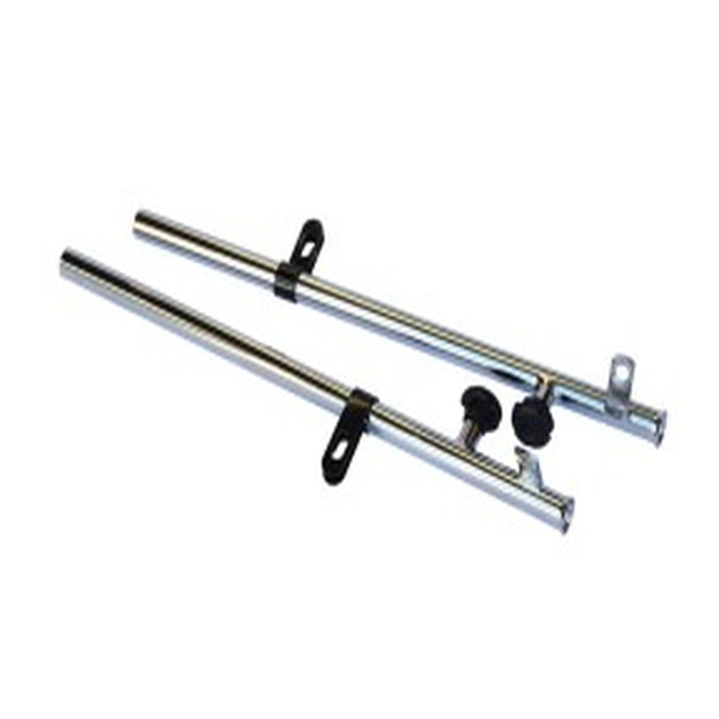 Meal Tray Receiver Bracket, Ansa, Chrome , Pair