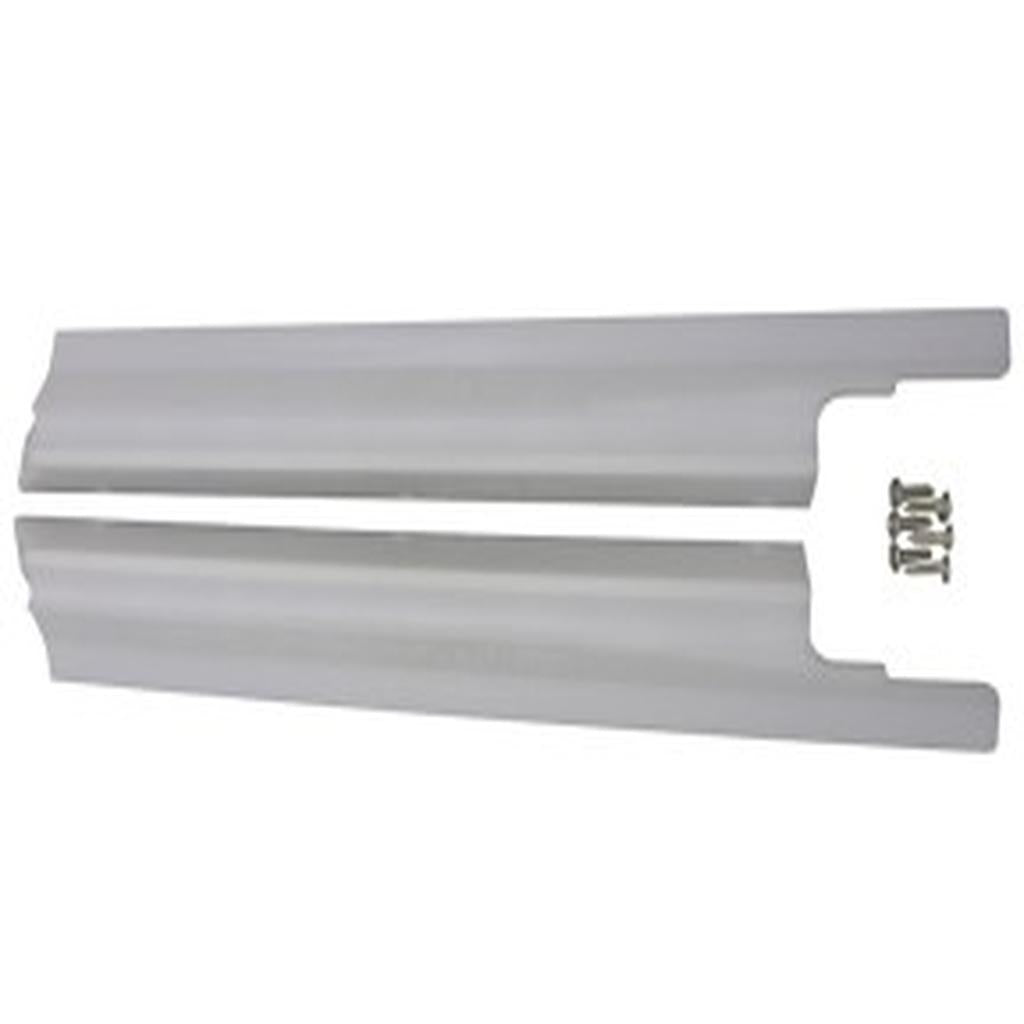 Pan Runner, Plastic, White, Pair, New Style, Kcare, to suit Kcare Commode Seat