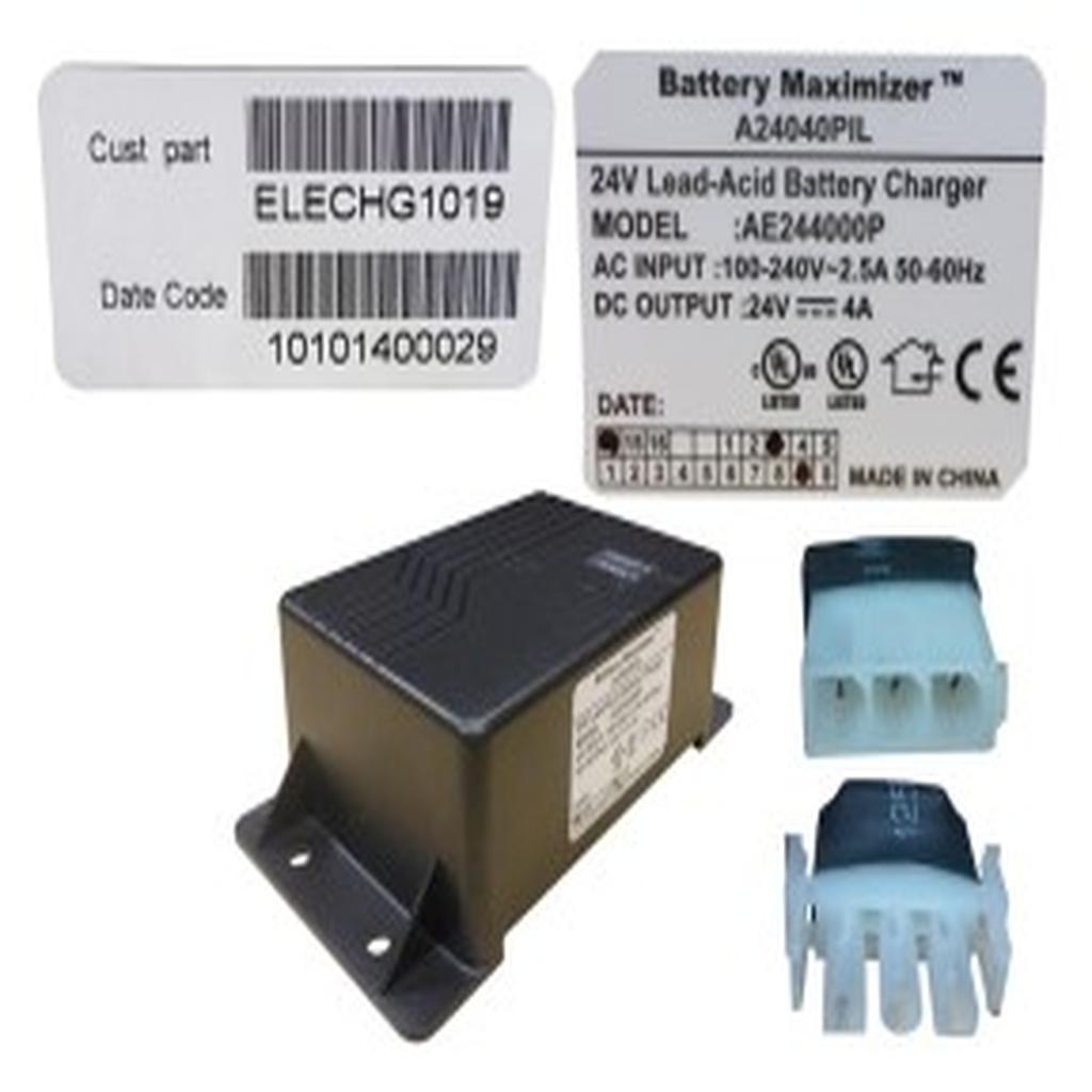 Charger, Onboard, 230V 4AMP, Pride, to suit Mobility Scooter