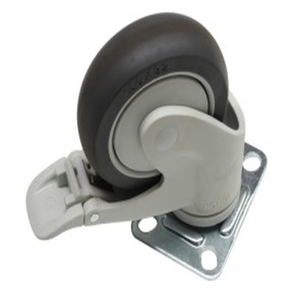 Castor, Braking, 100mm (4in.), Plastic, Unicare, to suit Unicare Cart