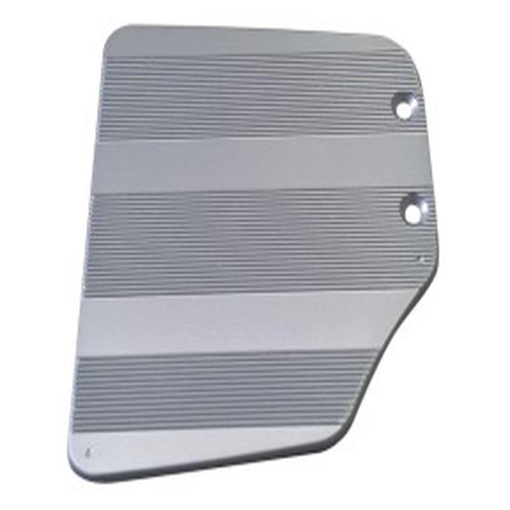 Footplate, 400mm (15.5in.), Aluminium, Silver, Right Hand, Otto Bock, to suit Discovery Manual Wheelchair