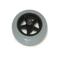 Castor Wheel, Ansa, PU, with Bearings, 175mm (7in.) x 30mm (1 1/4in.), Grey