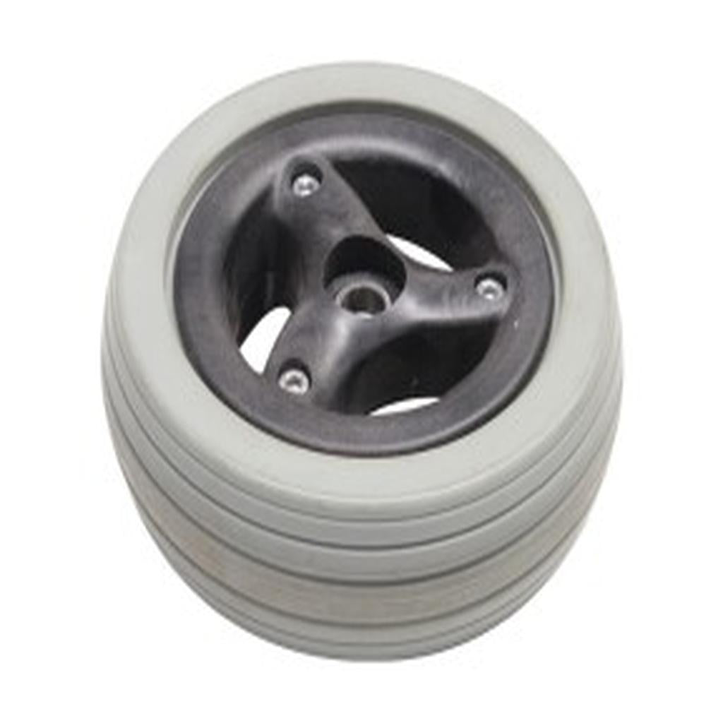 Castor Wheel, Front / Rear, 150mm (6in.), Grey, 3 Spoke, Quickie, to suit QM-710