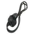 Cable, Mains Power, 1200mm (47in.), Black, Straight, IEC C7 Connector, No Earth, Unicare