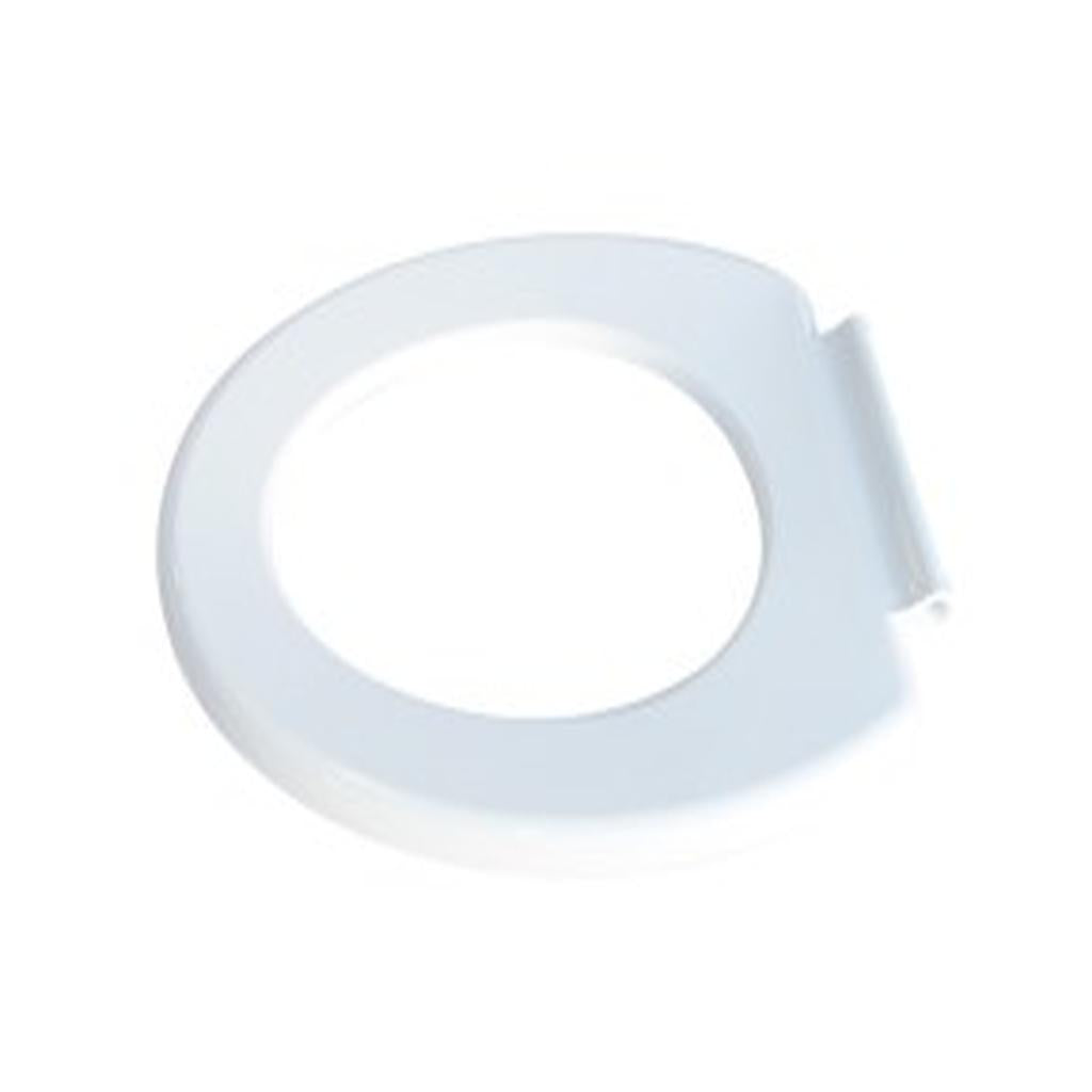 Toilet Seat, Plastic, White, Ansa, to suit Folding Over Toilet Frame
