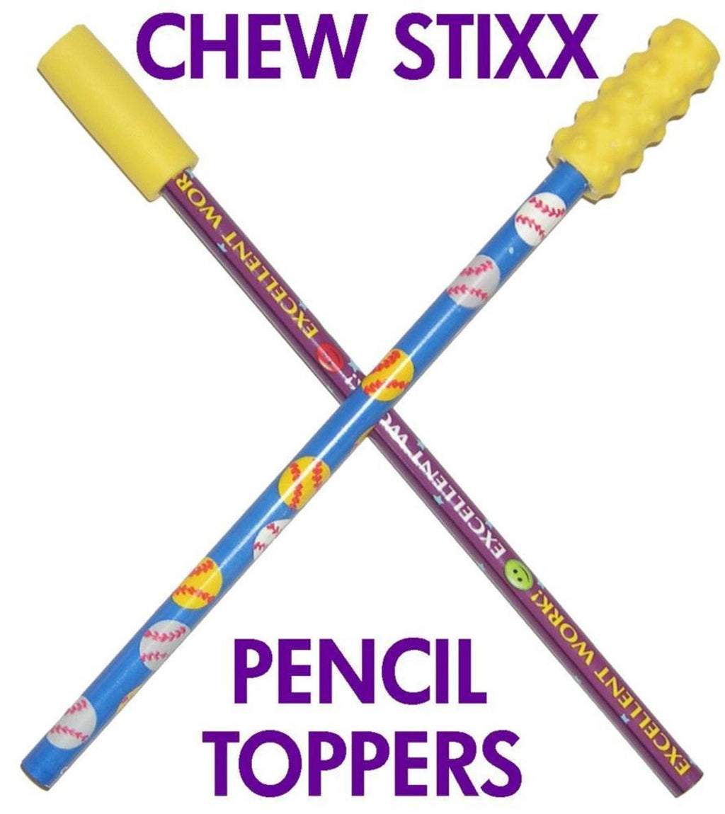 Chew Stixx Pencil Toppers