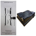 Cover, Battery Box, 24AMP, Plastic, Black, with 35AMP Circuit Breaker, Glide, to suit Glide Series 4 Power Chair