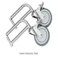 Shower Commode Accessories, Castor Extension, Rear, Pair, Juvo