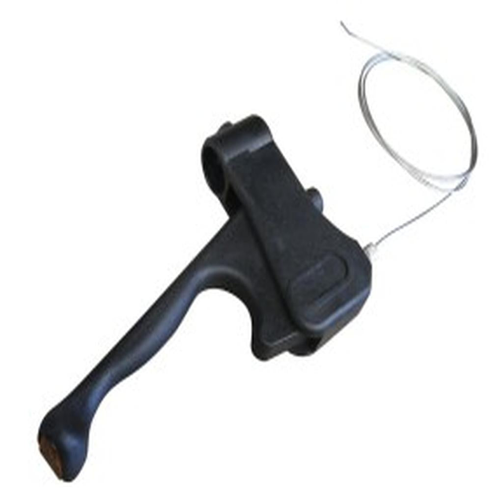 Brake Handle, Ansa, to suit Seat Walker, with Cable and Reflector, Black