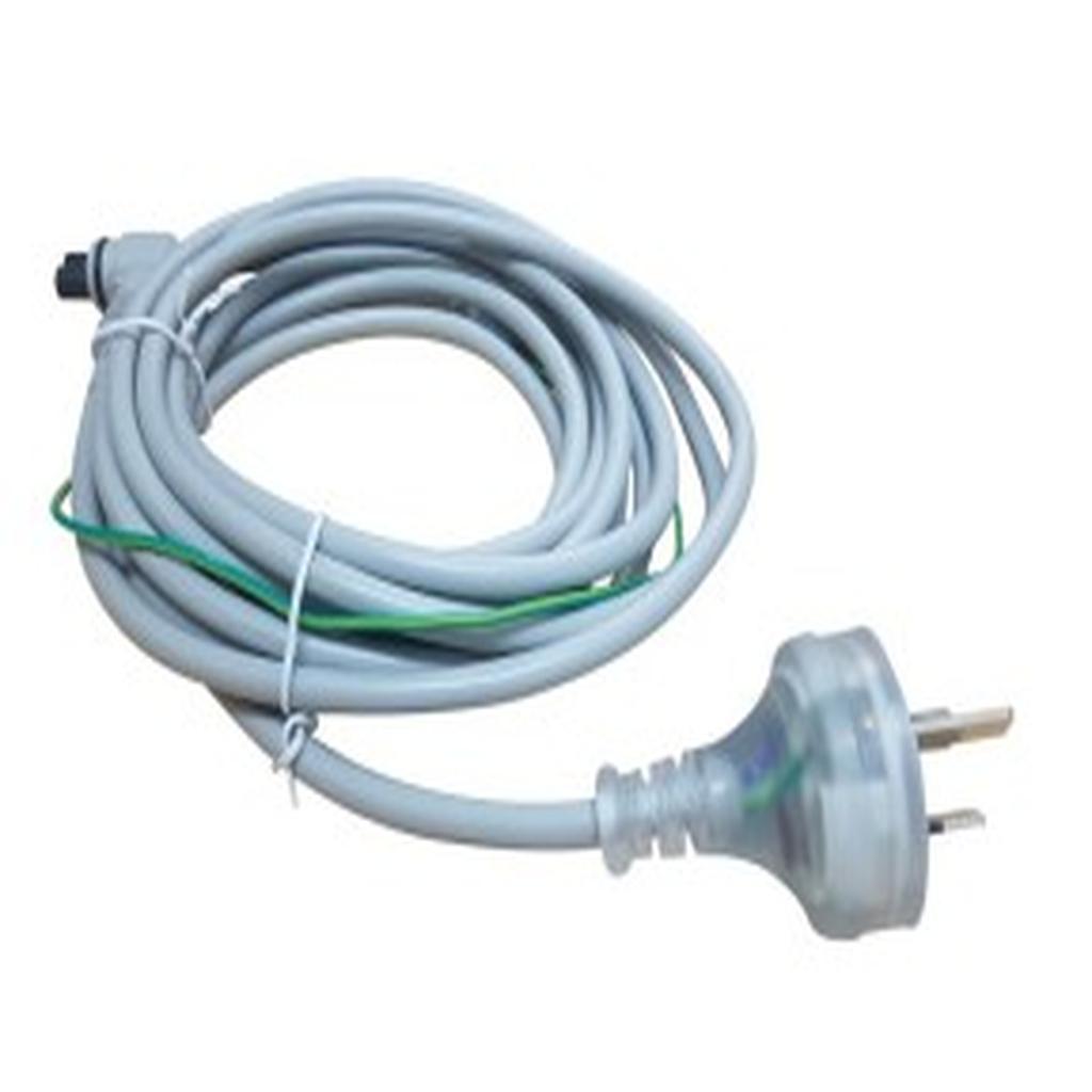 Cable, Mains Power, Grey, Straight, with Earth Cable, Dewert, to suit MCL II Control Box