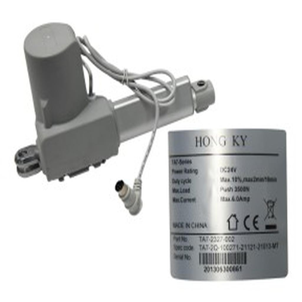 Linear Actuator, 100mm (4in.), Grey, 6 Pin Round Plug, Ansa, to suit Xcel Homecare Bed