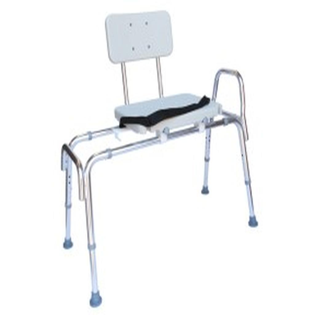 Transfer Bench, Sliding, Plastic Seat (SWL 125Kg)