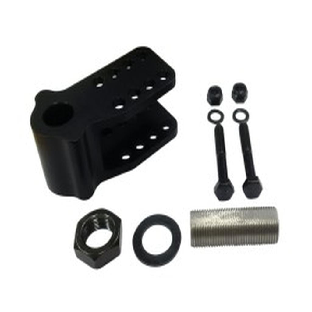 Axle Bracket, Quick Release, Left Hand, with Bolts, Nuts, and Washers, Quickie, to suit IRIS Tilt In Space Wheelchair