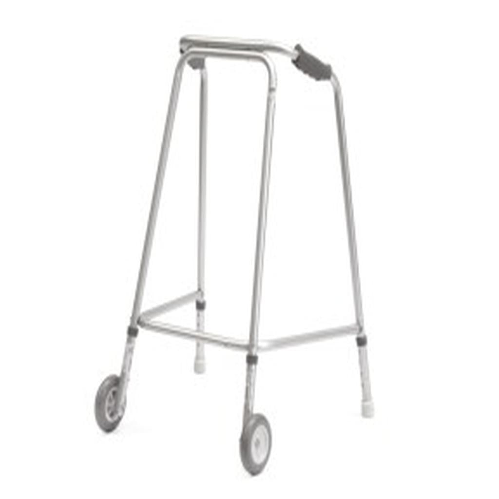 Walking Frame, Cooper Lightweight, Hospital Width, with Wheels & Gliders, Adult (Max User Weight 160kg)