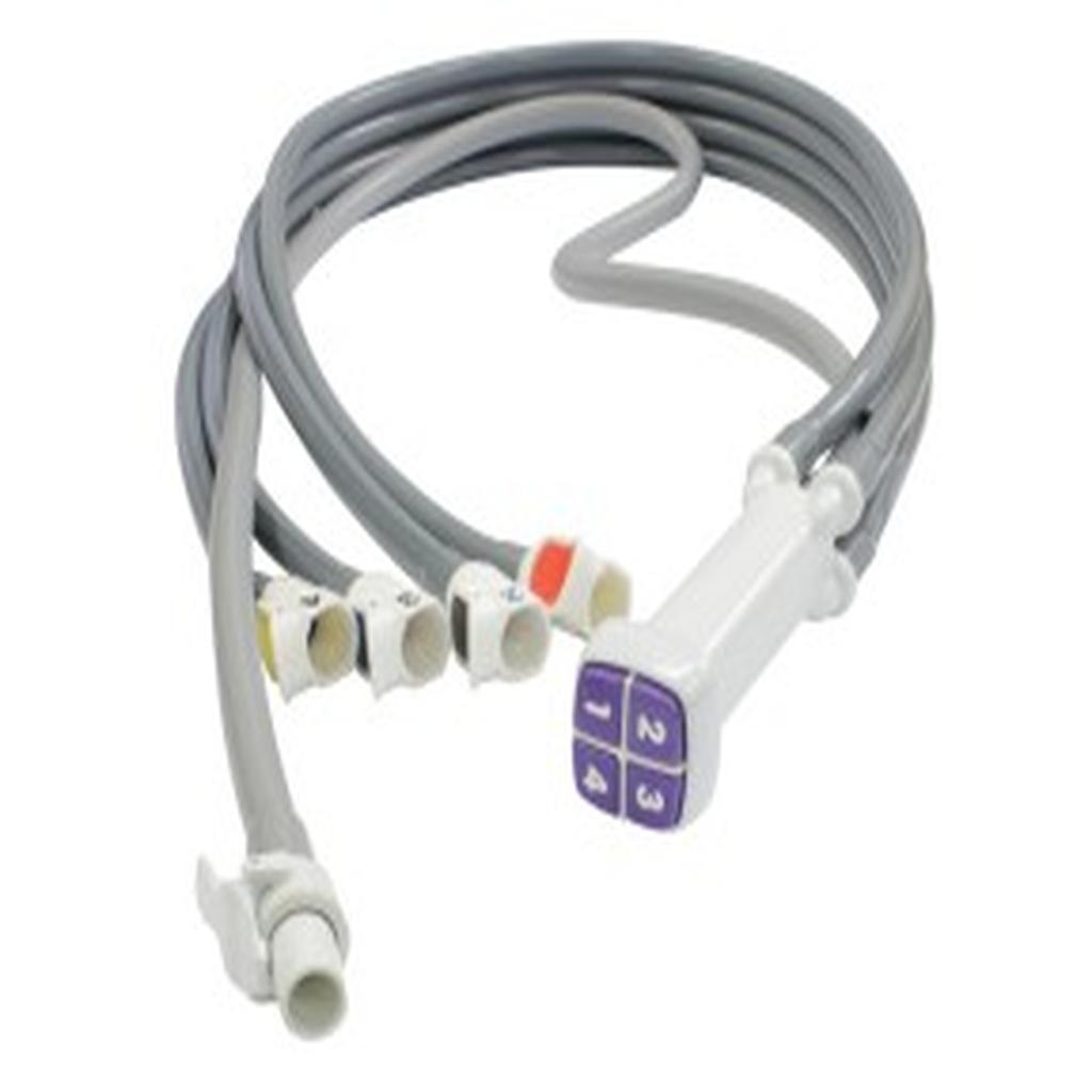 Handset, 4 Button, Purple, with Hoses, Mangar, to suit ELK