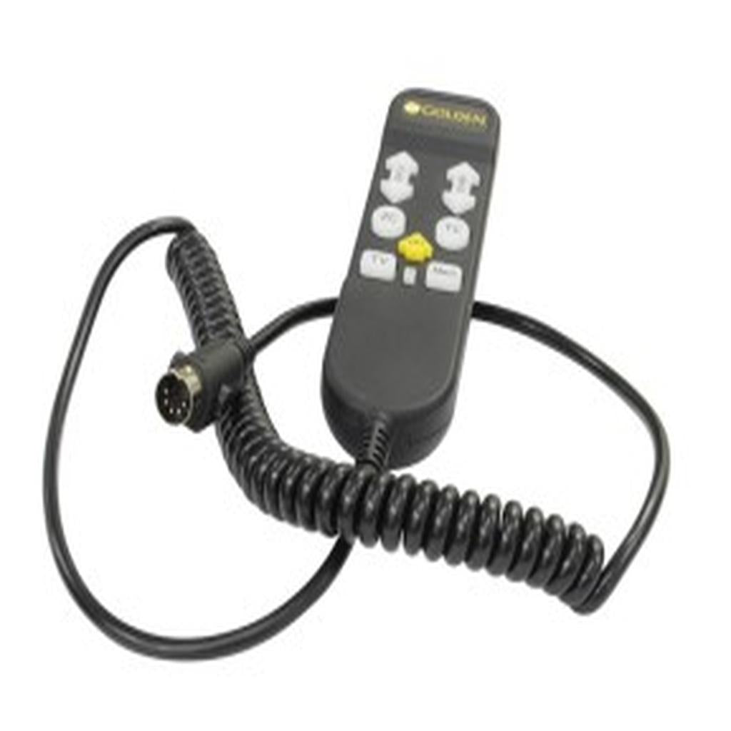 Handset, 10 Button, Black, 5 Pin DIN (Round) Plug, Golden Tech, to suit 2 Motor Lift & Recline Chair