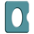 Commode Seat, Pressure Care, 410mm (16in.), Closed Front, Narrow Aperture, with Right Indent, Juvo
