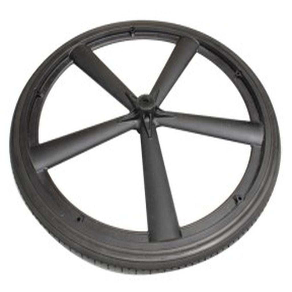 Wheel, with Rim, Polymedic, to suit Polymedic Pool Wheelchair