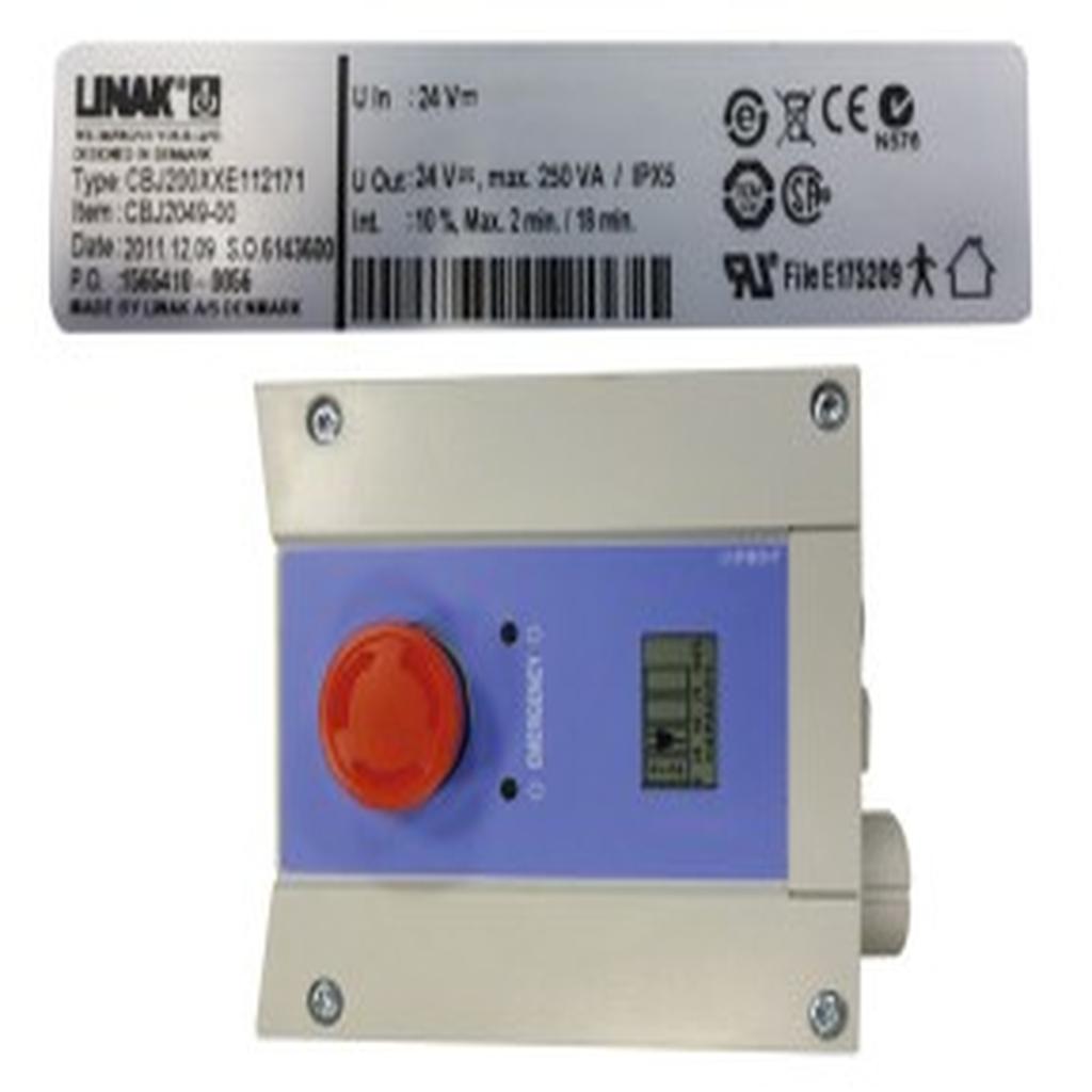 Control Box, 1 Channel, Mauve, with LCD Display, Linak, to suit Oxford Journey Hoist