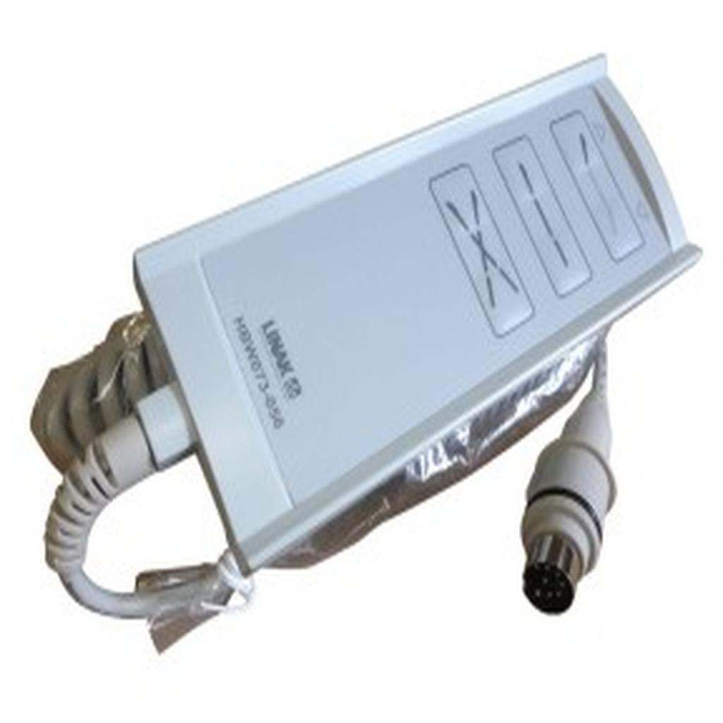 Handset, 6 Button, Grey, 8 Pin DIN (Round) Plug, Linak HB70, to suit Select Patient Trolley