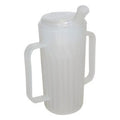 Feeding Cup, 2 Handled, with Feeder Cap Spout