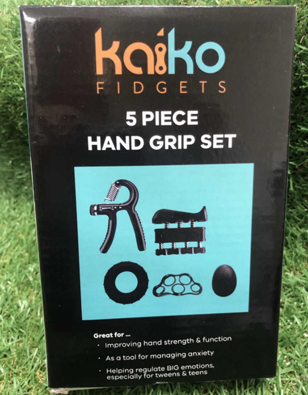 Kaiko 5 Piece Exerciser and Fidgeting Sensory Hand Grip Set