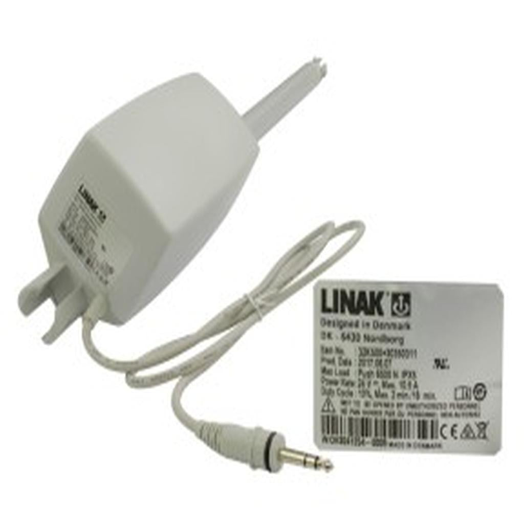 Linear Actuator, 350mm (14in.), Grey, Single Pin Mono Plug, Linak LA32, to suit Liko Lifting Hoist