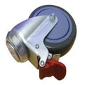 Castor, Braking, 100mm (4in.), Stainless Steel, Richmond