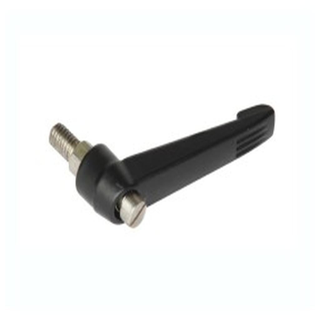 Lever, Juvo, Legrest, Aluminium, with Stainless Steel Bolt, Black