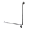 Grab Rail Specialised, Stainless Steel, Multi Hole, Concealed Fixing, 32 x 840 x 600mm, 90 deg. Bend, Left Hand