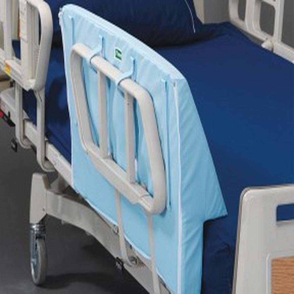 Bed Rail Protector, Padded, Blue, Pair, Posey Wedge