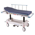 Patient Trolley, Hydraulic Hi-Lo, Backrest & Trendelenburg, Includes 100mm Mattress, Foot Rail & 5 Riser Dropside Rails, Contour Classic, Modsel (SWL 300kg)