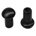 Legrest End Cap, Ansa, Rubber, Footplate End, 20 - 32mm x 33mm