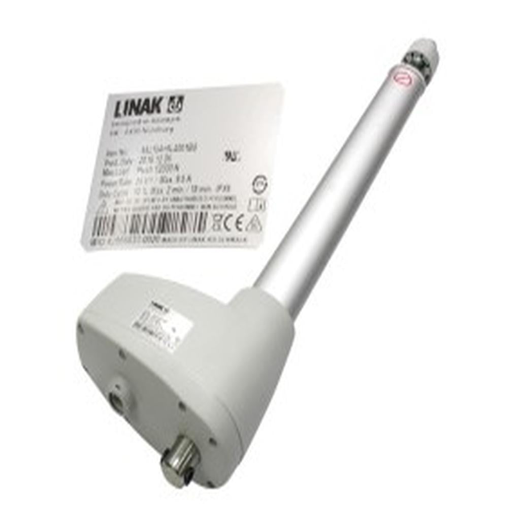 Linear Actuator, 400mm (15.5in.), Grey, Single Pin Mono Plug, Linak LA44, to suit Pelican Pool Hoist