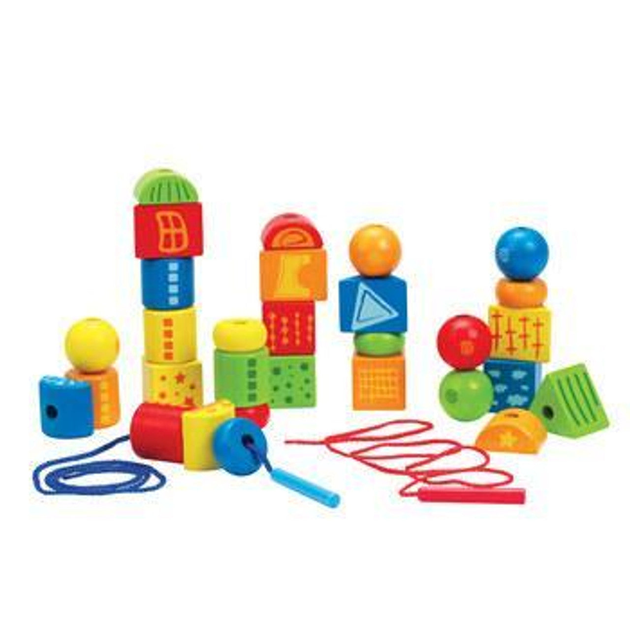 Hape String Along Shapes - Creative Lacers